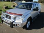 2011 NISSAN NAVARA DUAL CAB UTILITY ST-X 550 (4x4) D40