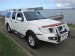 2011 NISSAN NAVARA DUAL CAB UTILITY ST-X 550 (4x4) D40