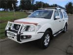 2011 NISSAN NAVARA DUAL CAB UTILITY ST-X 550 (4x4) D40